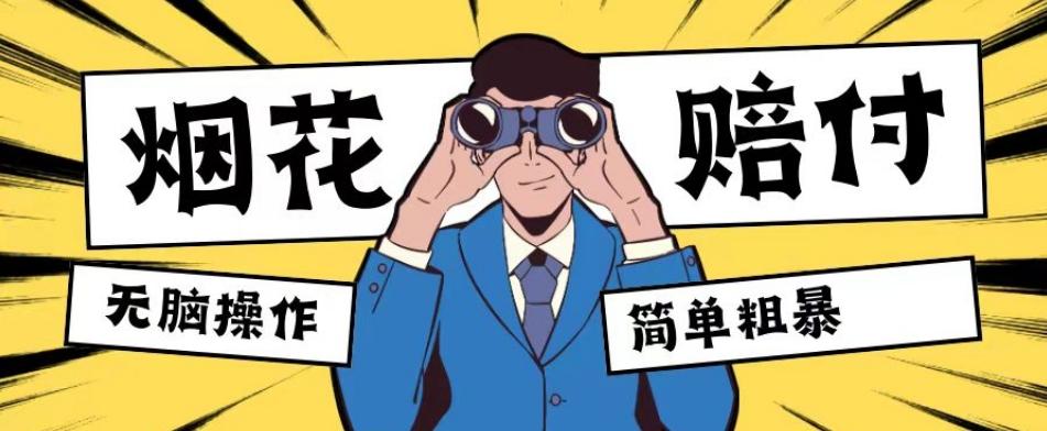 最新蓝海玩法，烟花爆竹赔付，单订单赔付200-500无脑操作【仅揭秘】-云泽轻创网