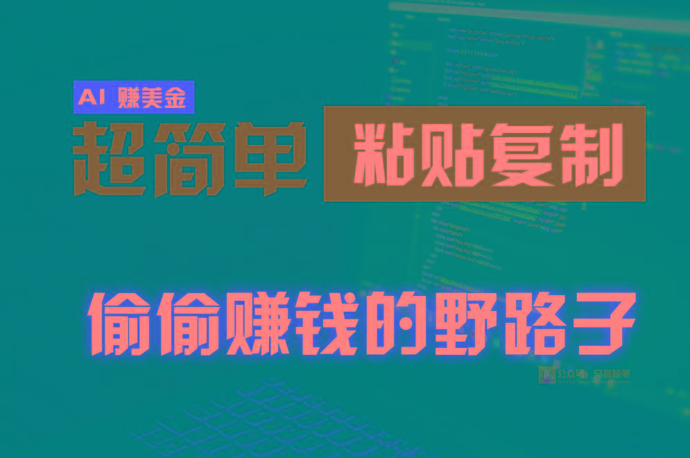偷偷赚钱野路子,0成本海外淘金,无脑粘贴复制,稳定且超简单,适合副业兼职-云泽轻创网