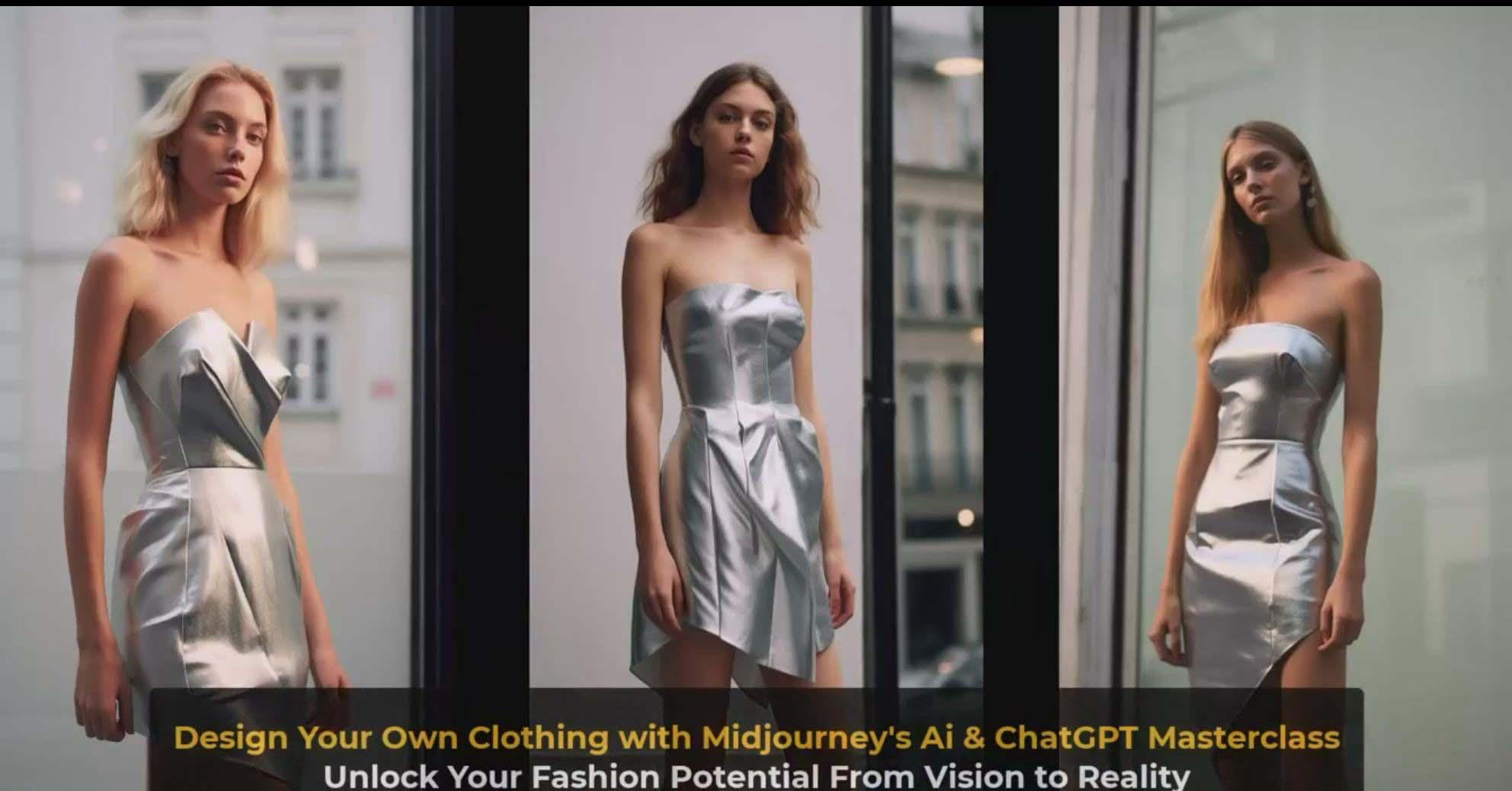 图片[8]-利用 Midjourneys Ai 人工智能设计自己的服装AI大师班-10节课-中英字幕-云泽轻创网