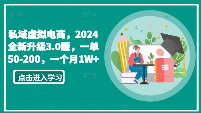 私域虚拟电商，2024全新升级3.0版，一单50-200，一个月1W+【揭秘】-云泽轻创网