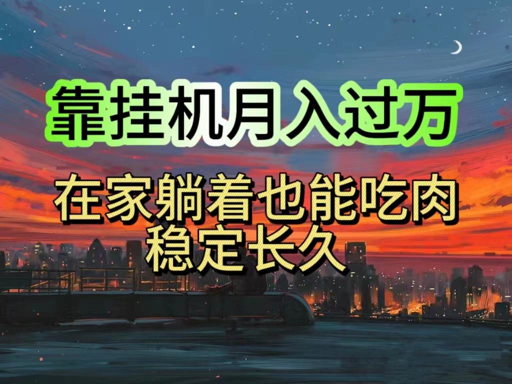 挂机项目日入1000+，躺着也能吃肉，适合宝爸宝妈学生党工作室，电脑手…-云泽轻创网