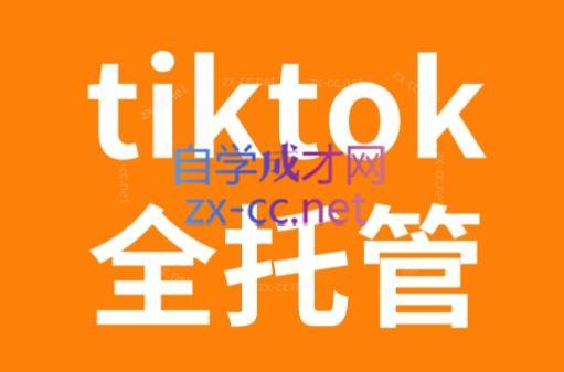 TikTok跨境电商全托管运营模式精品课-云泽轻创网