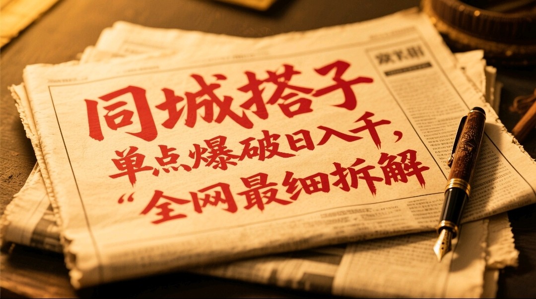 同城搭子群19.9单点爆破日入千,搭子组局月入万,全网最细拆解-云泽轻创网