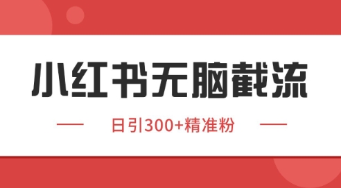 小红书截流同行客源，独家野路子获客玩法 日引200+暴力获客【揭秘】-云泽轻创网