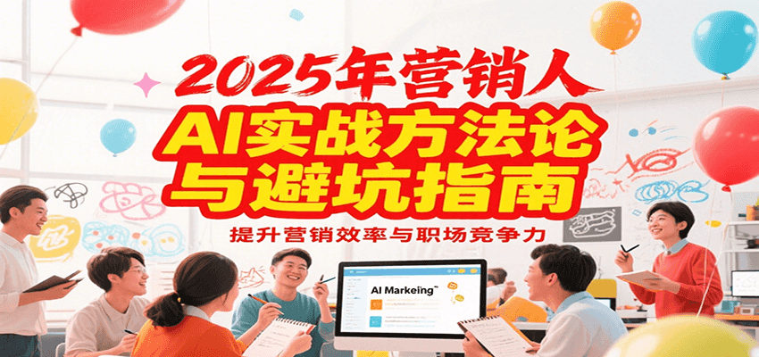 2025年营销实战方法论与避坑指南,利用AI提升营销效率与职场竞争力-云泽轻创网