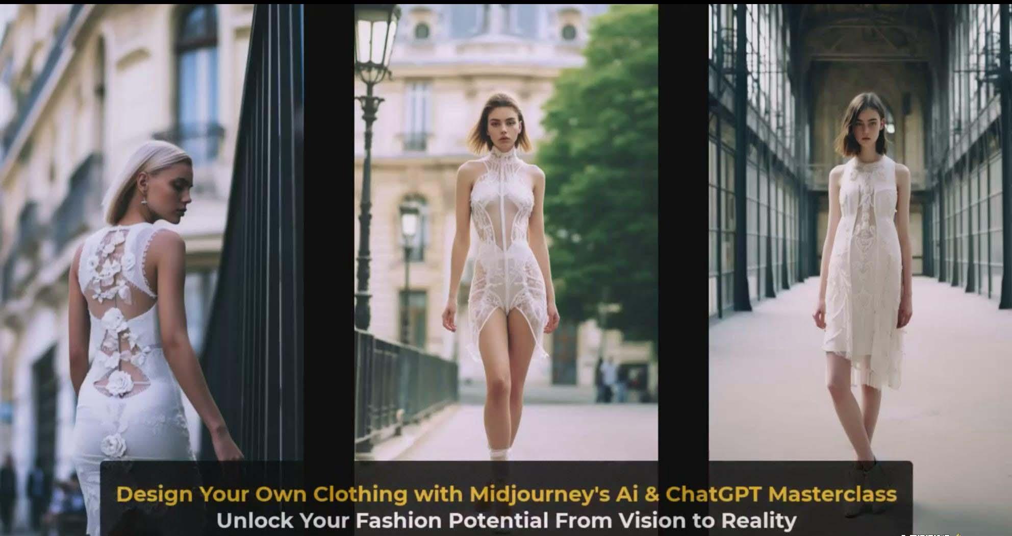 图片[4]-利用 Midjourneys Ai 人工智能设计自己的服装AI大师班-10节课-中英字幕-云泽轻创网