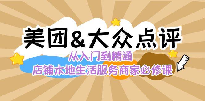 美团+大众点评 从入门到精通：店铺本地生活 流量提升 店铺运营 推广秘术 评价管理-云泽轻创网