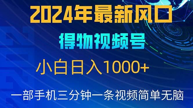 2024年5月最新蓝海项目，小白无脑操作，轻松上手，日入1000+-云泽轻创网