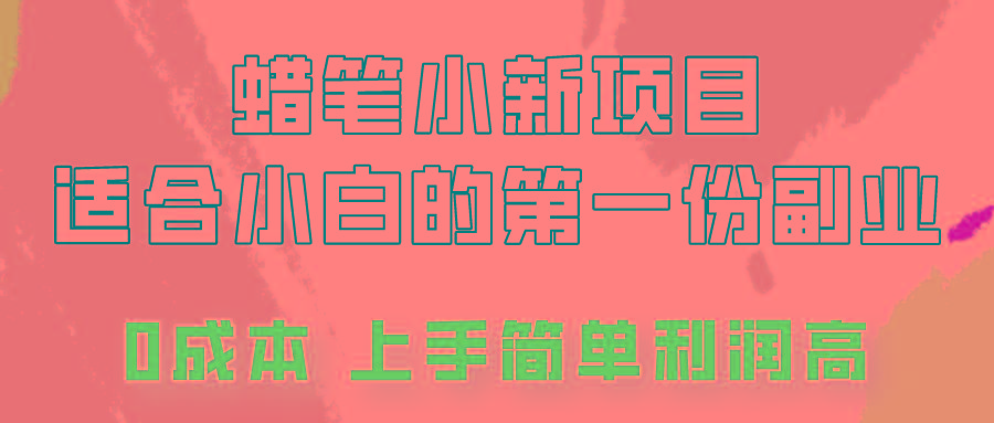 蜡笔小新项目拆解，0投入，0成本，小白一个月也能多赚3000+-云泽轻创网