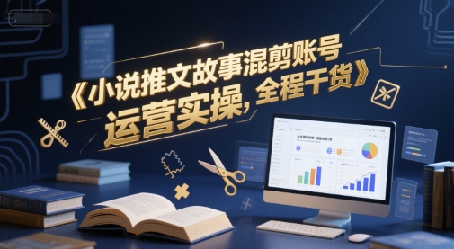 小说推文故事混剪账号运营实操，全程干货-云泽轻创网