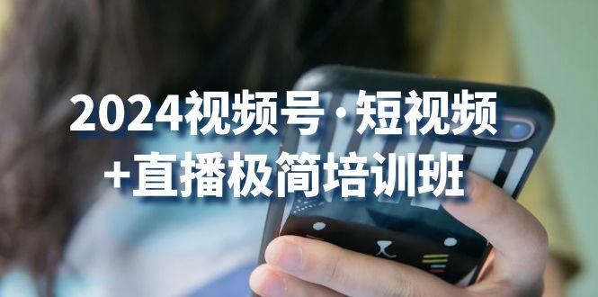 2024视频号·短视频+直播极简培训班：抓住视频号风口，流量红利-云泽轻创网