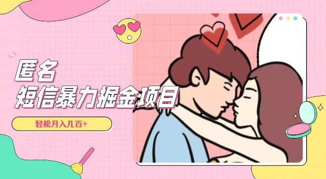 全网首发，揭秘超冷门匿名短信项目，通过信息差日入几百+【揭秘】-云泽轻创网