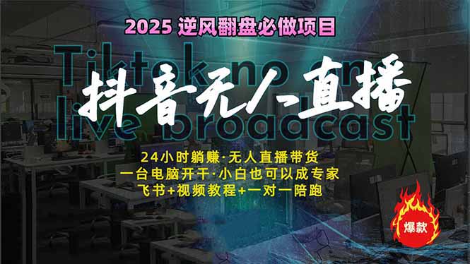 抖音无人直播新风口：轻松实现睡后收入，一人管理多设备，24小时不间断...-云泽轻创网