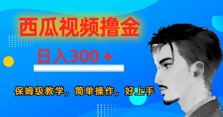 西瓜视频撸金日入300，保姆级教学，简单操作，好上手-云泽轻创网