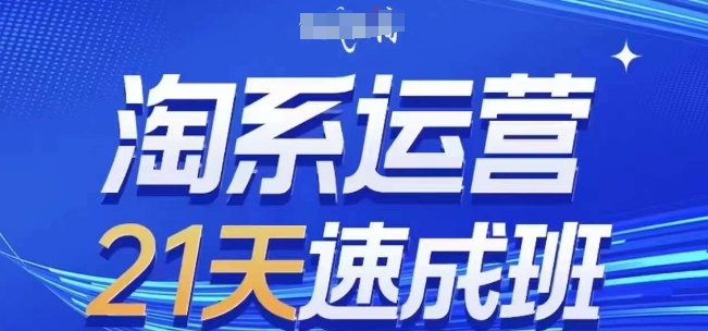 淘系运营21天速成班(更新24年8月)，0基础轻松搞定淘系运营，不做假把式-云泽轻创网